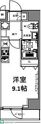 S-RESIDENCE亀戸lume 1Kの間取図画像