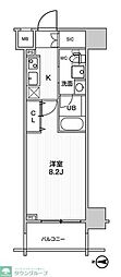 ステージグランデ錦糸町2 1Kの間取図画像