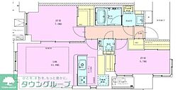 RBM半蔵門レジデンス 2LDKの間取図画像