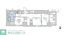 Brillia ist 浅草 1SLDKの間取図画像