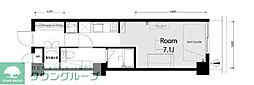 ライオンズマンション八丁堀 ワンルームの間取図画像