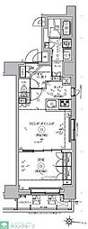 RELUXIA本所吾妻橋III 1LDKの間取図画像