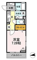 D-roomハウス秋葉原 1Kの間取図画像