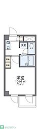 レオパレスひまわり 1Kの間取図画像