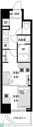 OPENBLOOM入谷 2Kの間取図画像