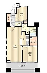 HF銀座レジデンスEAST 2LDKの間取図画像