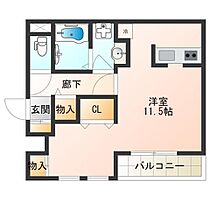 Casa Viento  ｜ 大阪府大阪市西成区玉出西１丁目（賃貸マンション1K・2階・31.57㎡） その2