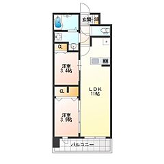 物件の間取り