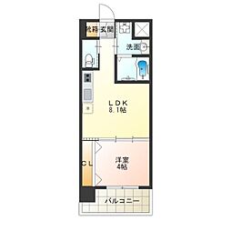 FDSPREX 1LDKの間取図画像