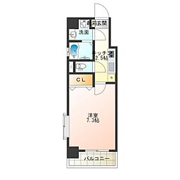 J.Cypress 1Kの間取図画像