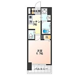 Avantio Grande 1Kの間取図画像