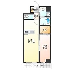 GrandPacific花園Innovation 1LDKの間取図画像