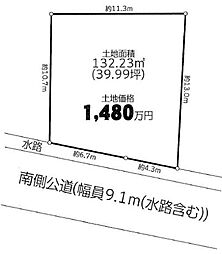 越谷市神明町　土地