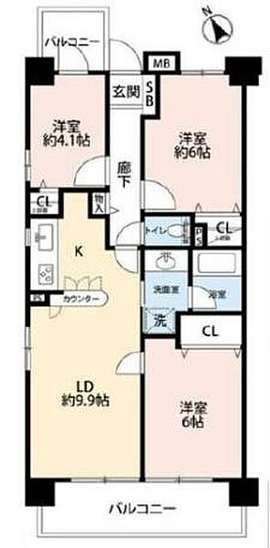 間取りを拡大表示