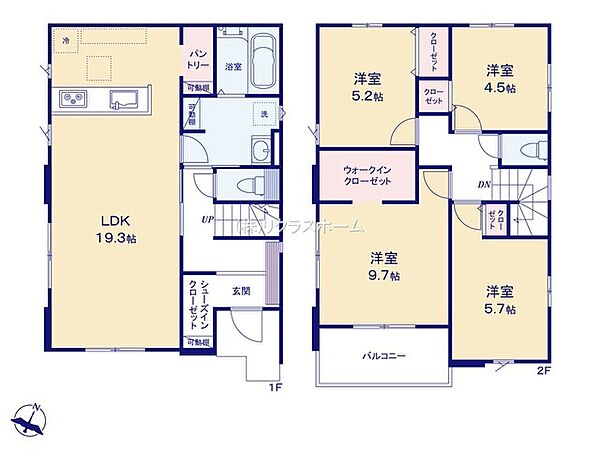 間取りを拡大表示