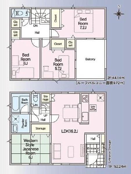 間取りを拡大表示