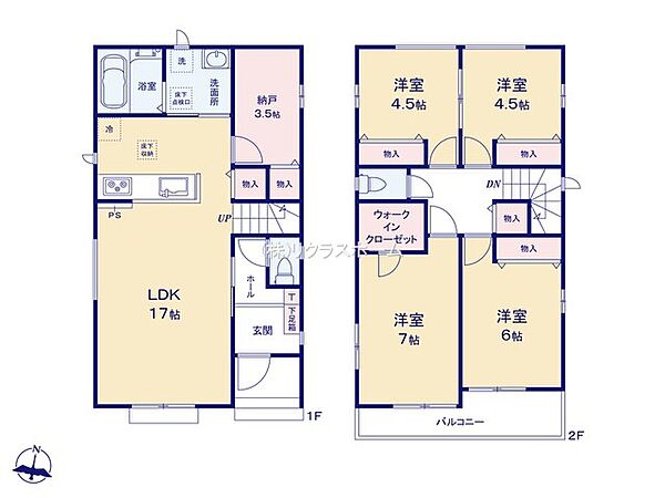 間取りを拡大表示