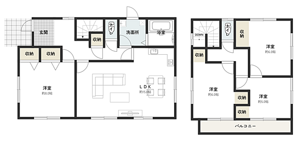 間取りを拡大表示