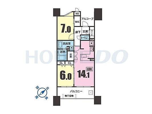 間取り ネバーランド神戸下山手通 10階/-