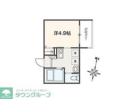 MELLAS大泉学園 103 1階1Kの間取り