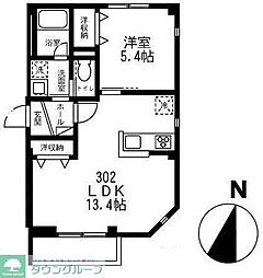 間取図画像 1LDK