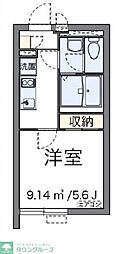 CLEINO練馬光が丘 1Kの間取図画像