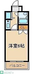 マイルストン東久留米 1Kの間取図画像