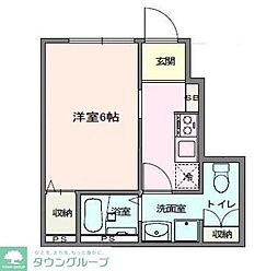 Cosmo Villa Nerima 1Kの間取図画像