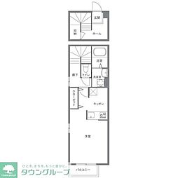 CercaDelCerezo ワンルームの間取図画像
