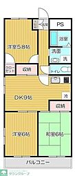 ハイツeco 3DKの間取図画像