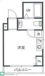 JenesseDemeure ワンルームの間取図画像