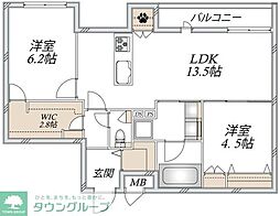 L's Plus 豊玉中 2LDKの間取図画像