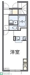 レオネクストウィステリア関町 ワンルームの間取図画像