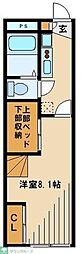 エーデルハイム 1Kの間取図画像