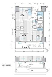 カロータ 2LDKの間取図画像