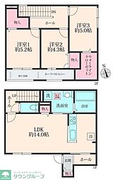 BLOOM COURT 3LDKの間取図画像