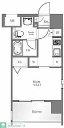 SYNEX赤塚駅前 1Kの間取図画像