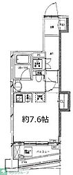 S-FORT中板橋 ワンルームの間取図画像