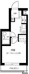 ジョイフル下井草 1Kの間取図画像