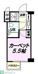 ワコーレ花小金井 ワンルームの間取図画像
