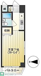日神パレス桜台 ワンルームの間取図画像