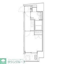 CITY WALK練馬 1Kの間取図画像