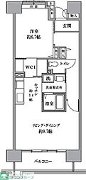 T'sgarden清瀬 1LDKの間取図画像