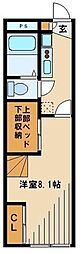 レオパレスSirHouse 1Kの間取図画像