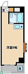 ファーストパレス ワンルームの間取図画像