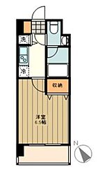 HF上石神井レジデンス 1Kの間取図画像