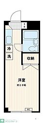 コーポ35 ワンルームの間取図画像