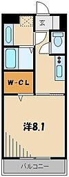アグスター 1Kの間取図画像