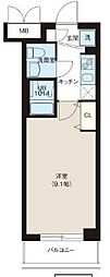 都営三田線 志村三丁目駅 徒歩8分の賃貸マンション 2階1LDKの間取り