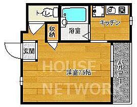 ナガオカームリー 405号室 ｜ 京都府京都市上京区下木下町（賃貸マンション1K・4階・21.00㎡） その2